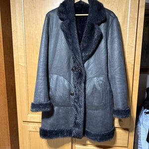 Grey Vegan Mink Men’s Jacket